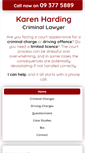 Mobile Screenshot of karenharding.co.nz