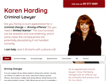 Tablet Screenshot of karenharding.co.nz